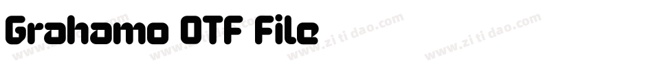 Grahamo OTF File字体转换